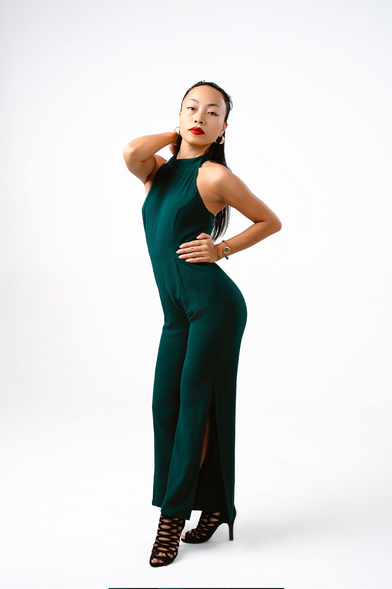 Jade Flow Jumpsuit